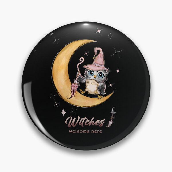 Artikelvorschau, Eulen-Hexe-Halloween-Illustration entworfen und verkauft von TipTopTapo.