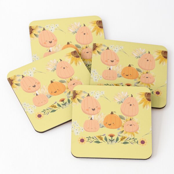 Item preview, Cartoon Singing Choir Pumpkins Fall Print designed and sold by LanaDevon.