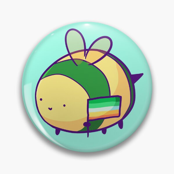 Item preview, Alloaro pride Round Bee designed and sold by ForTheFrogWar.