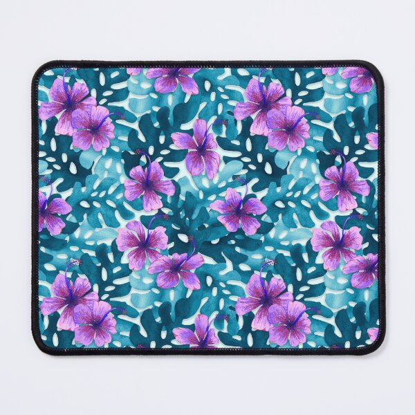 Item preview, Tropical Hibiscus Pattern Purple designed and sold by artlovepassion.