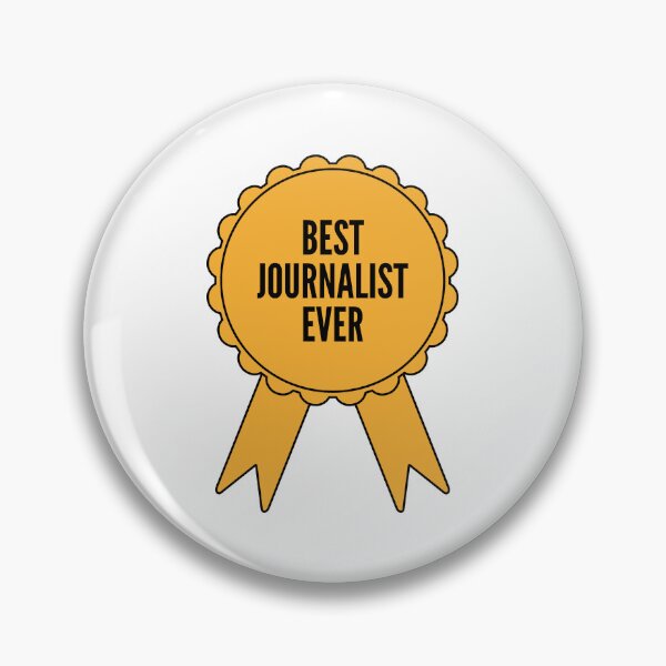 Item preview, Best Journalist Ever Gold Medal Achievement designed and sold by SVPOD.