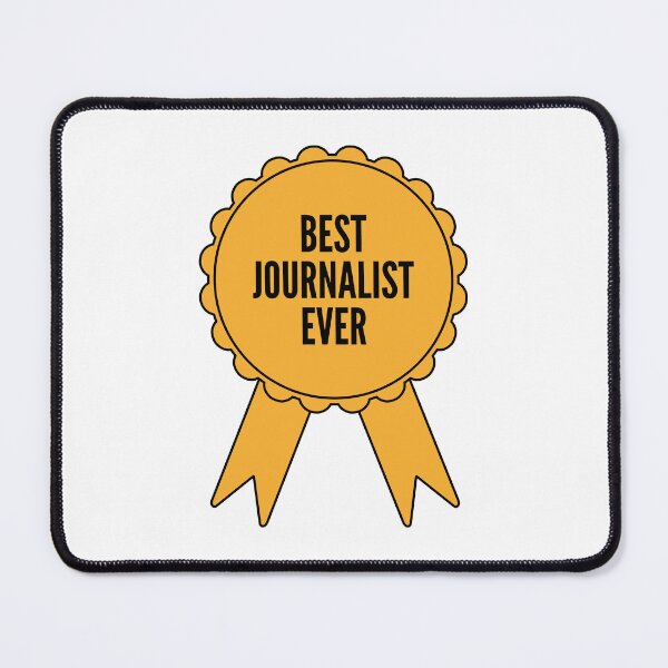 Item preview, Best Journalist Ever Gold Medal Achievement designed and sold by SVPOD.