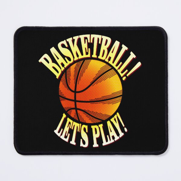 Item preview, Basketball! Let's Play! | Halftone Basketball Design designed and sold by Slam-Dunkan.