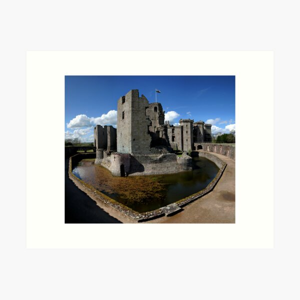 Raglan Castle Wales Art Print