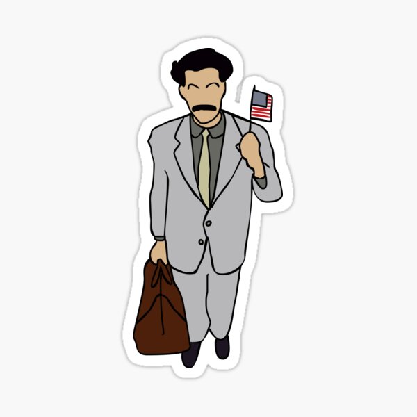 Borat Sticker