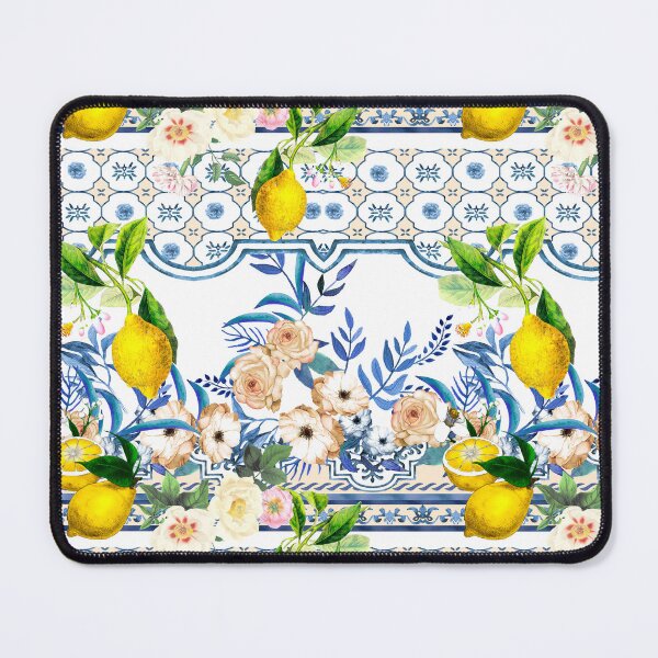 Item preview, Sicilian tiles,mediterranean,mosaic,lemons, designed and sold by MariaMarinova.