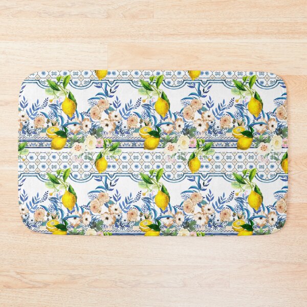 Item preview, Sicilian tiles,mediterranean,mosaic,lemons, designed and sold by MariaMarinova.