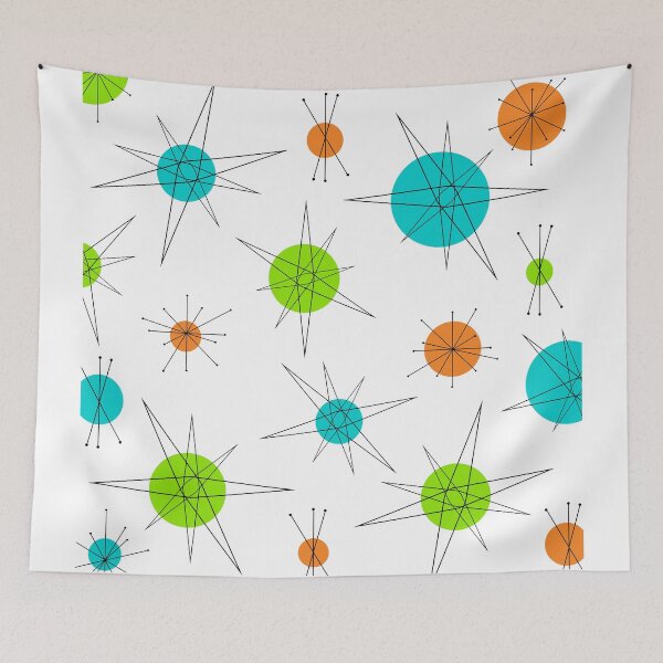 Item preview, Atomic Era Planets designed and sold by thepixelgarden.