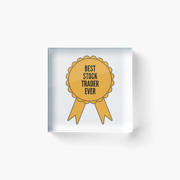 Item preview, Best Stock trader Ever Gold Medal Achievement designed and sold by SVPOD.
