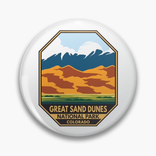 Item preview, Great Sand Dunes National Park Colorado Emblem designed and sold by KrisSidDesigns.