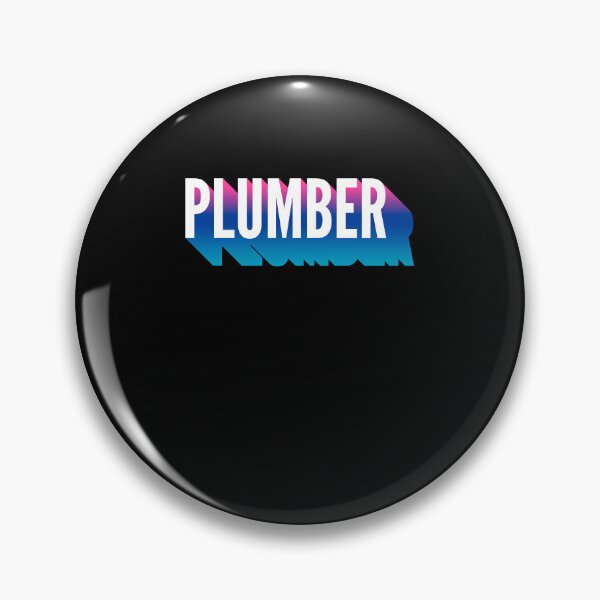 Item preview, Plumber With Long Gradient Shadow designed and sold by SVPOD.