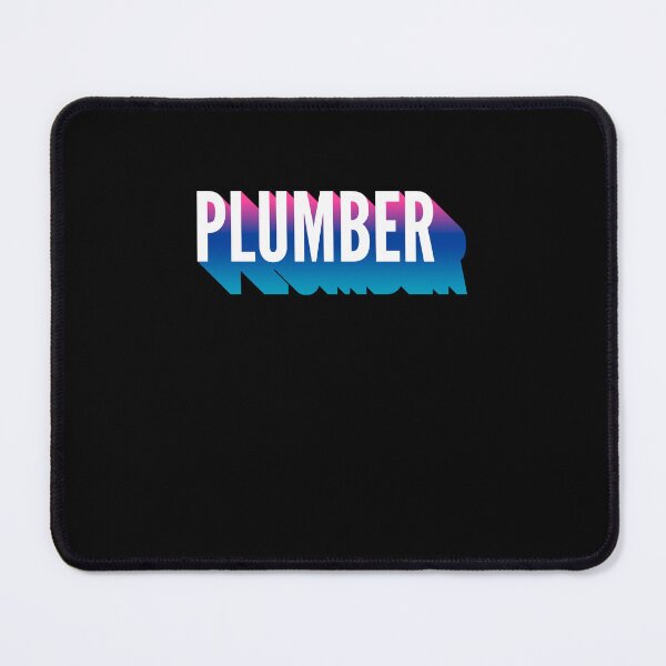 Item preview, Plumber With Long Gradient Shadow designed and sold by SVPOD.