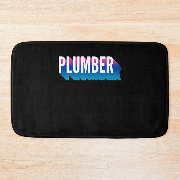 Item preview, Plumber With Long Gradient Shadow designed and sold by SVPOD.