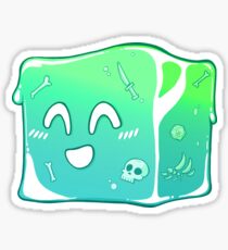 Giggly Gelatinous Cube - Cute D&D Adventures Sticker