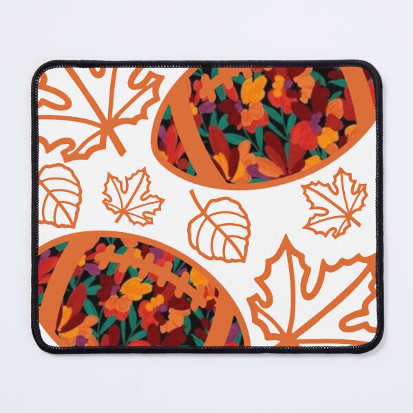 Item preview, Football Maroon and orange fall scatter pattern 2 designed and sold by KCAbdelnour.