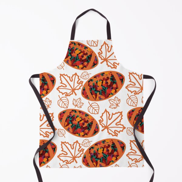 Item preview, Football Maroon and orange fall scatter pattern 2 designed and sold by KCAbdelnour.