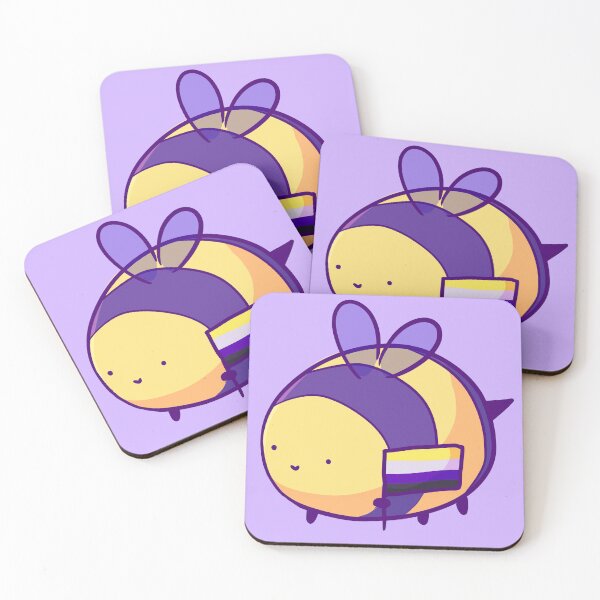 Item preview, Nonbinary Round Bee designed and sold by ForTheFrogWar.