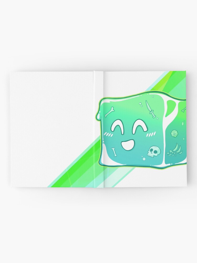 "Giggly Gelatinous Cube Cute D&D Adventures" Hardcover Journal for