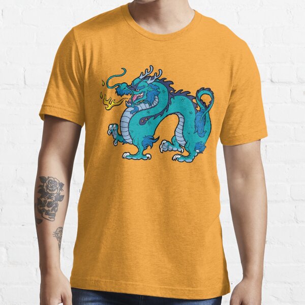Chinese Dragon - Blue Essential T-Shirt