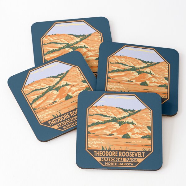 Item preview, Theodore Roosevelt National Park North Dakota Emblem designed and sold by KrisSidDesigns.