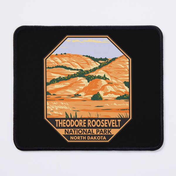 Item preview, Theodore Roosevelt National Park North Dakota Emblem designed and sold by KrisSidDesigns.