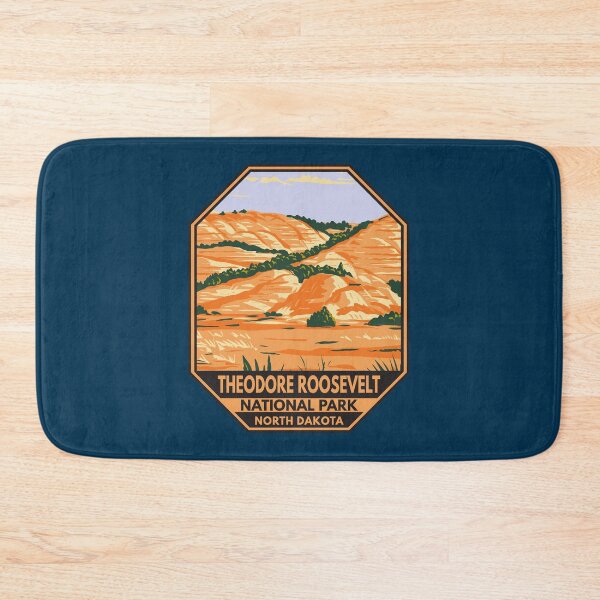Item preview, Theodore Roosevelt National Park North Dakota Emblem designed and sold by KrisSidDesigns.