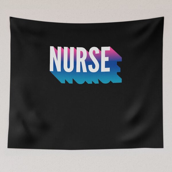 Item preview, Nurse With Long Gradient Shadow designed and sold by SVPOD.