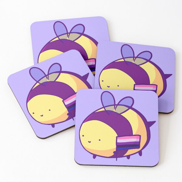 Item preview, Genderfluid Round Bee designed and sold by ForTheFrogWar.