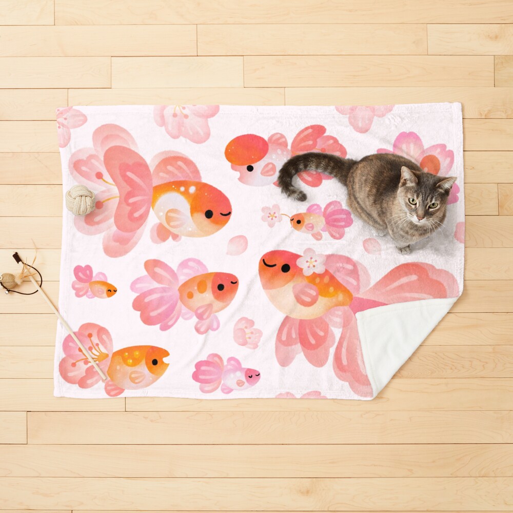 Vista previa del artículo con la obra «Manta para mascotas», diseñado y vendido por pikaole.