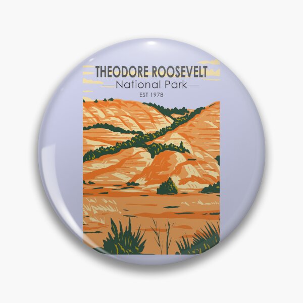 Item preview, Theodore Roosevelt National Park North Dakota Vintage designed and sold by KrisSidDesigns.