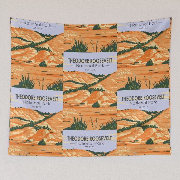 Item preview, Theodore Roosevelt National Park North Dakota Vintage designed and sold by KrisSidDesigns.