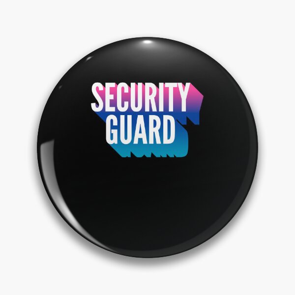 Item preview, Security guard With Long Gradient Shadow designed and sold by SVPOD.