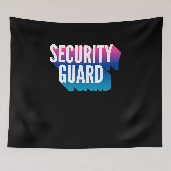 Item preview, Security guard With Long Gradient Shadow designed and sold by SVPOD.