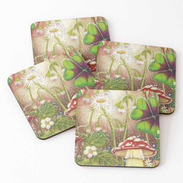 Item preview, Sparkling Red Spotted Magic Mushroom designed and sold by Nalinne Jones.