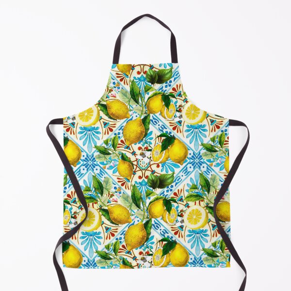 Item preview, Sicilian tiles,mediterranean,mosaic,lemons, designed and sold by MariaMarinova.
