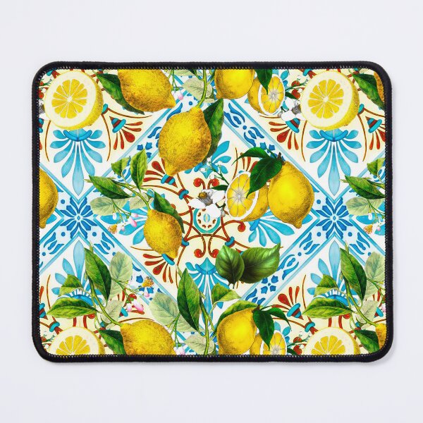 Item preview, Sicilian tiles,mediterranean,mosaic,lemons, designed and sold by MariaMarinova.