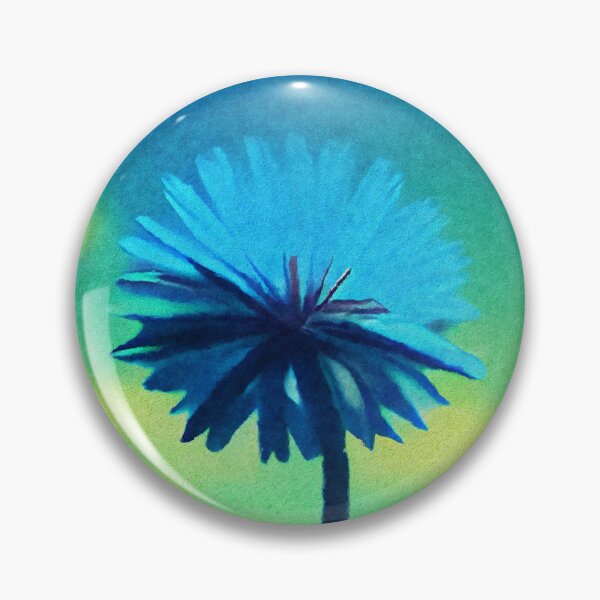 Item preview, Blue Dandelion against a summer sky -painting designed and sold by tinytiger77.