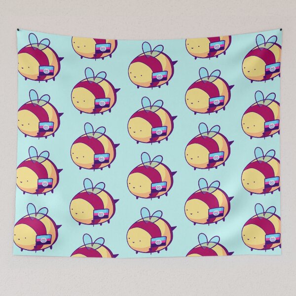 Item preview, polyamorous Round Bee designed and sold by ForTheFrogWar.