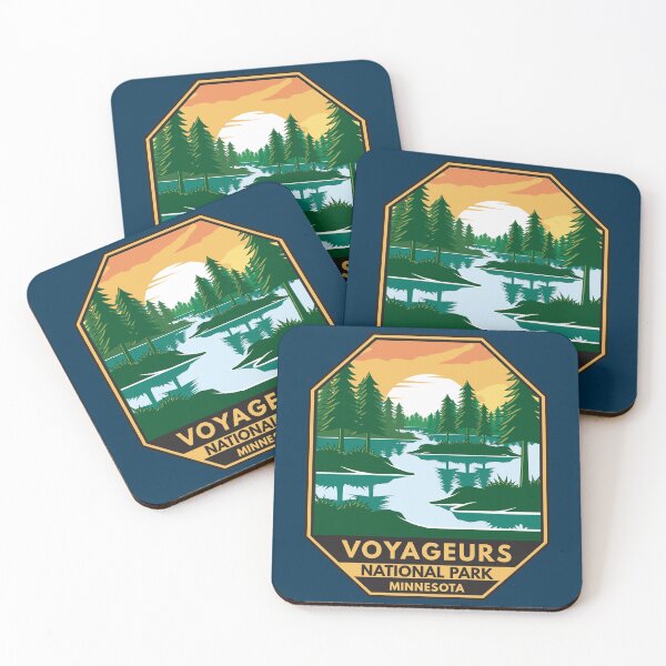 Item preview, Voyageurs National Park Minnesota Emblem designed and sold by KrisSidDesigns.