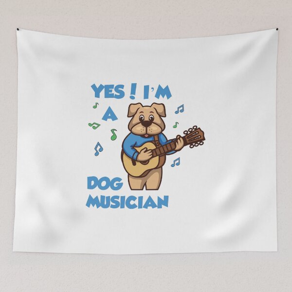 Item preview, Yes Im A Dog Funny Musician  designed and sold by zoripet Store.