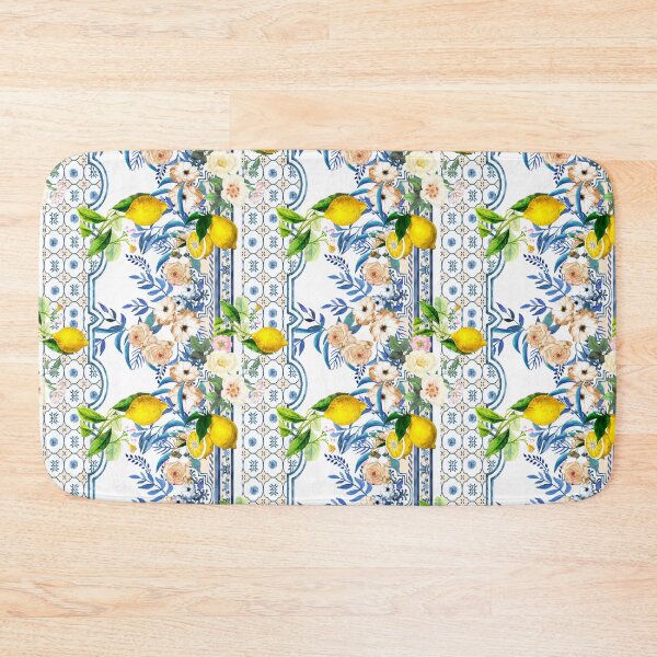 Item preview, Sicilian tiles,mediterranean,mosaic,lemons, designed and sold by MariaMarinova.