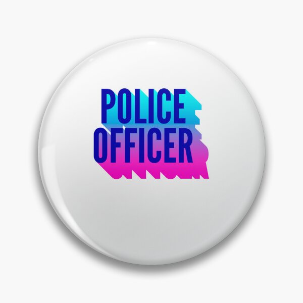 Item preview, Police Officer With Long Gradient Shadow designed and sold by SVPOD.