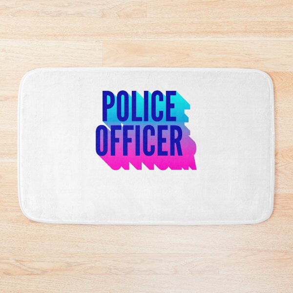 Item preview, Police Officer With Long Gradient Shadow designed and sold by SVPOD.