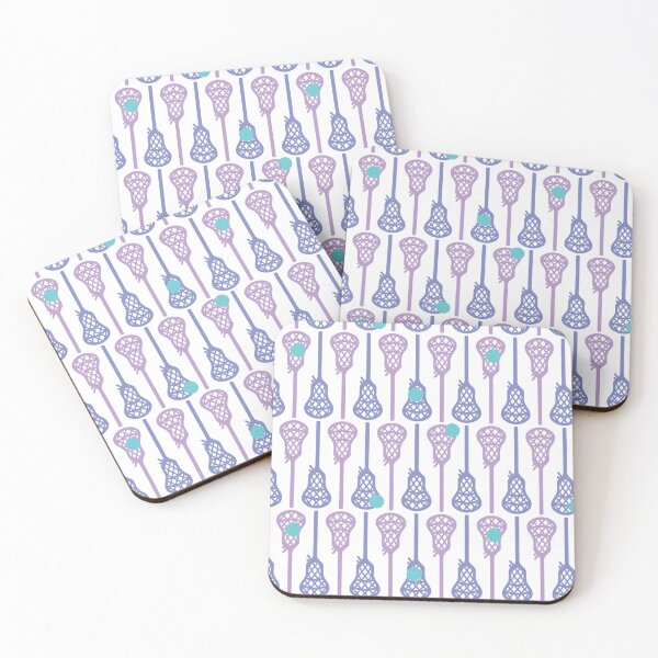 Item preview, Cool Colors Lacrosse Sticks and Balls Pattern designed and sold by Susan Says.