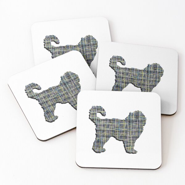 Item preview, I Love My Cockapoo Grid Dog Silhouette  designed and sold by AMSonArt.