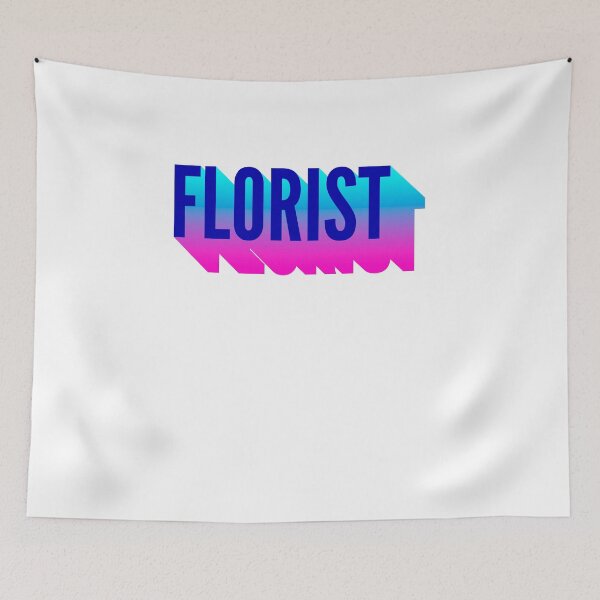 Item preview, Florist With Long Gradient Shadow designed and sold by SVPOD.