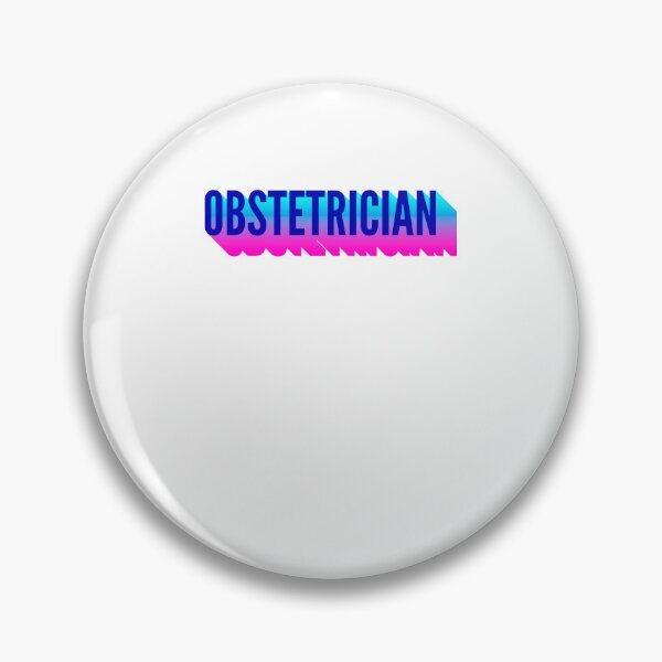 Item preview, Obstetrician With Long Gradient Shadow designed and sold by SVPOD.