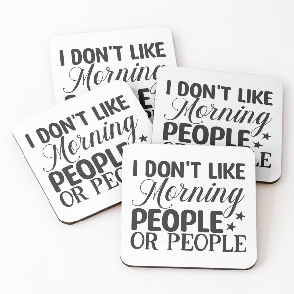 Item preview, I don't like morning people or people designed and sold by Honeybee Designs.