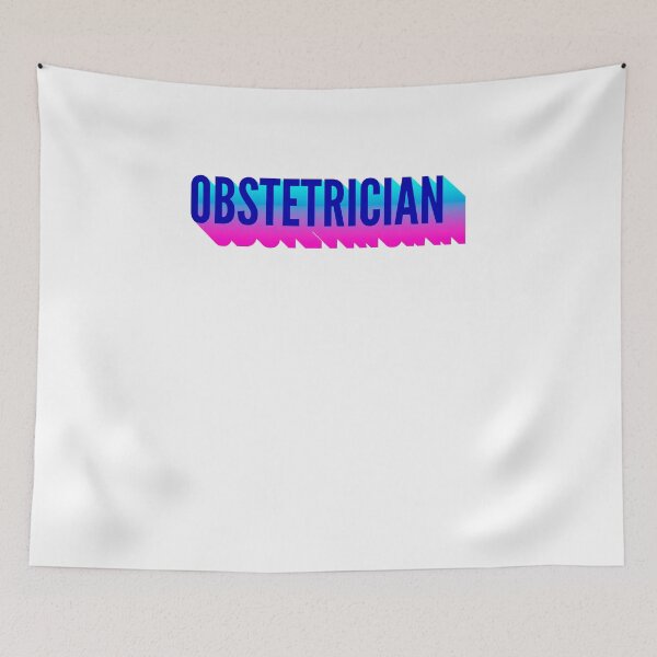 Item preview, Obstetrician With Long Gradient Shadow designed and sold by SVPOD.