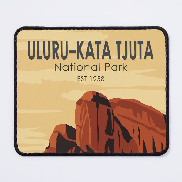 Item preview, Uluru-Kata Tjuta National Park Australia Vintage designed and sold by KrisSidDesigns.